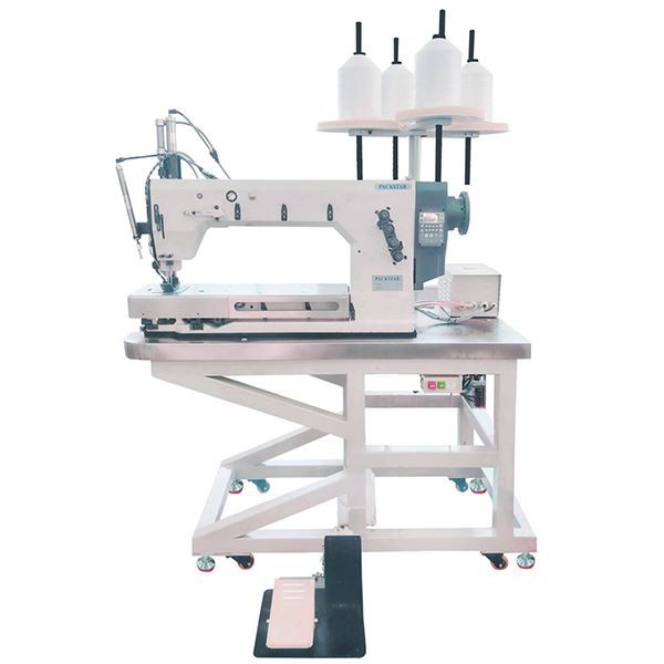 Машина для зшивання мішків з перегородками з довгими рукавами
